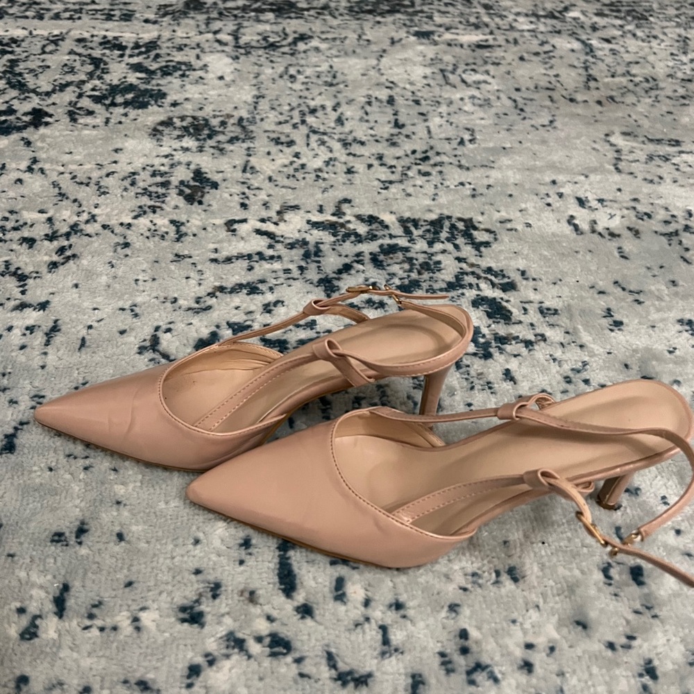 Nude Slingback Heels